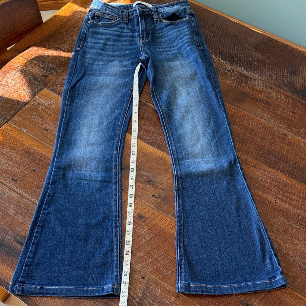 Kancan Dark Blue Flare Jeans